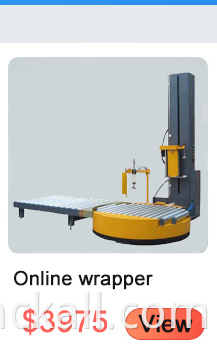 Owijarka paletowa w pełni automatyczna maszyna do pakowania w kartony do pakowania w folię termokurczliwą